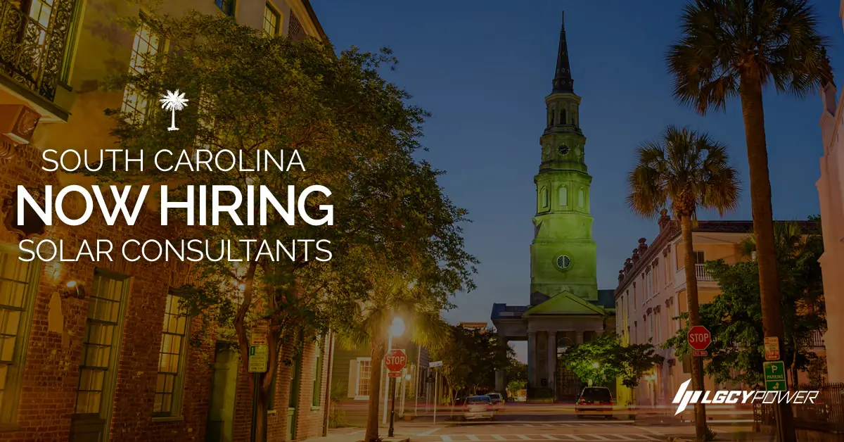LGCY Power Hiring in South Carolina Graphic
